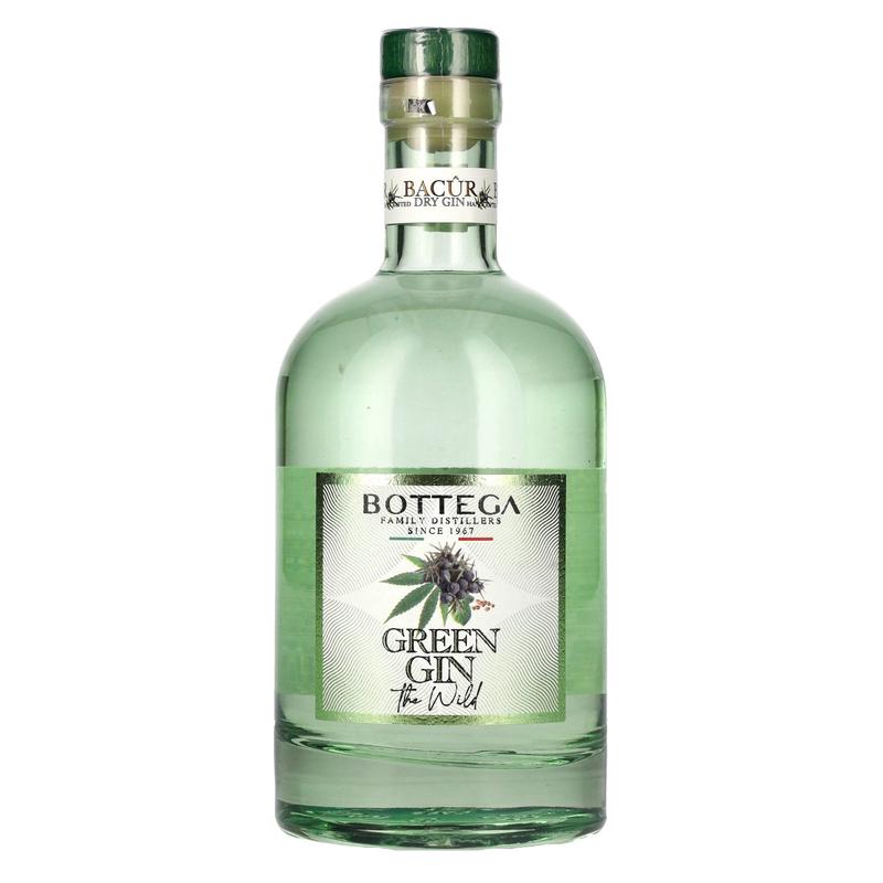 Bottega BACUR The Wild Green Distilled Dry Gin 40% Vol. 0,7l