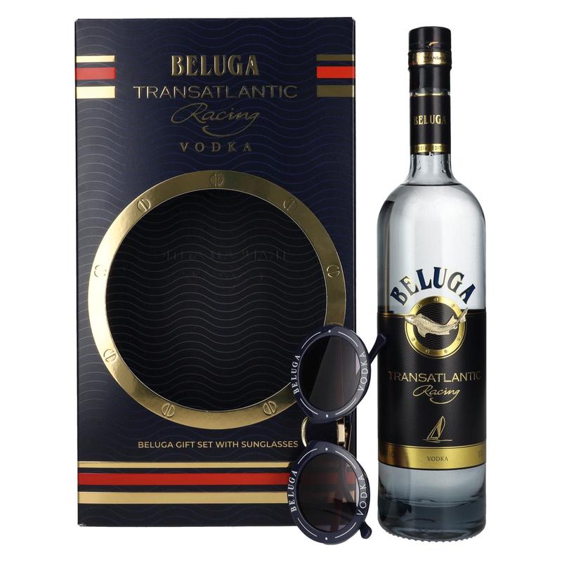 Beluga Transatlantic Racing Montenegro Vodka 40% Vol. 0,7l in Giftbox with Sonnenbrille