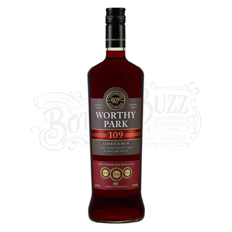 Worthy Park 109 Dark Rum 1L