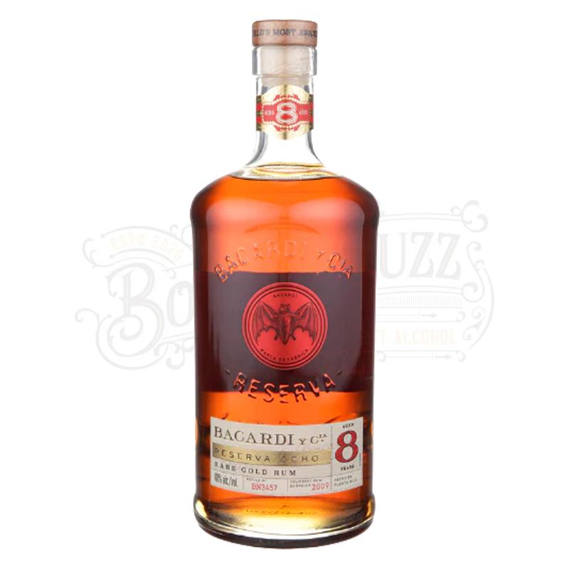 Bacardi Aged Rum Rare Gold Reserva Ocho 8 Year 1L