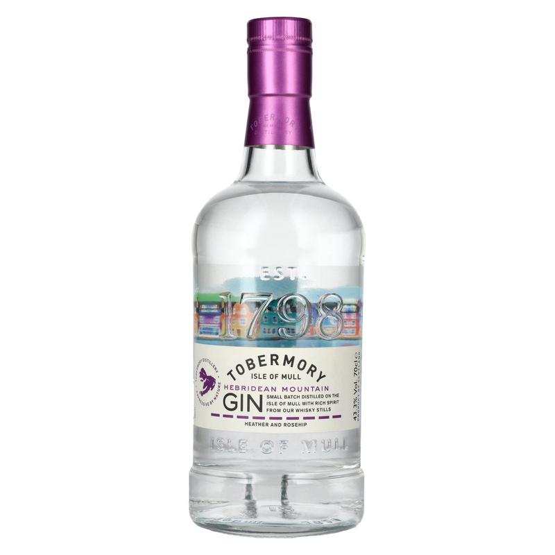 Tobermory Hebridean Mountain Isle of Mull Gin 43,3% Vol. 0,7l