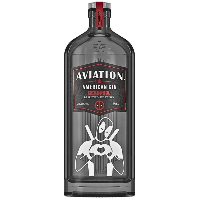 Aviation Gin W/ Deadpool Limited Edition Custom Engraving