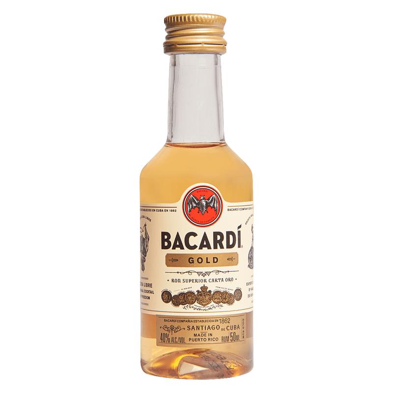 Bacardi Gold Rum 50ml 10 Pack