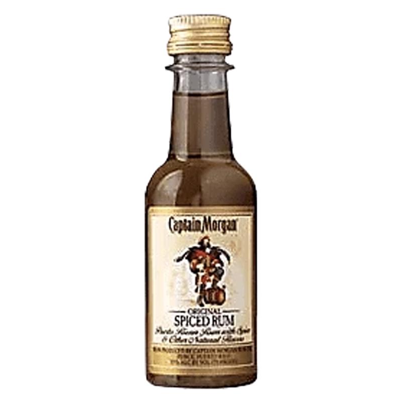 Captain Morgan Spiced Rum Original Real Madagascar Vanilla 50ml 10 Pack