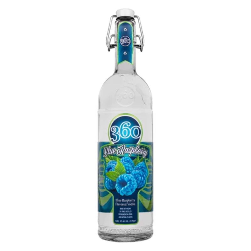 360 Blue Raspberry Vodka 50ml 10 Pack